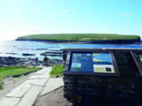 At ow tide, you can walk across the causeway to explore Brough of Birsay