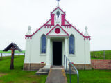 The Italian Chapel was constructed from a couple of WWII Nissen huts