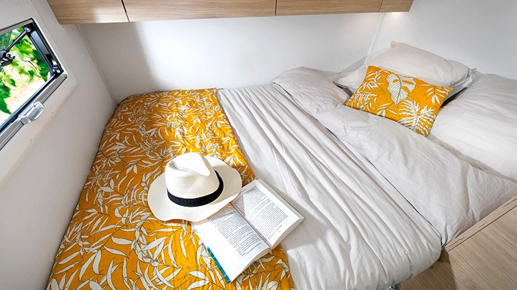 The bed in the Chausson S514