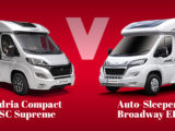 The Adria Compact SC Supreme vs the Auto-Sleeper Broadway EL