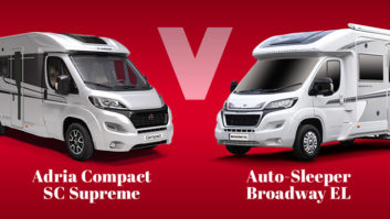 The Adria Compact SC Supreme vs the Auto-Sleeper Broadway EL