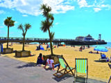 Bournemouth is famous for its golden sands; its pier was built in 1880
