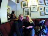 Sue and Ro at The Badger Bar