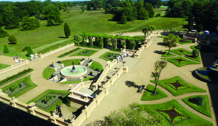 Formal gardens at Osborne House are well-manicured!