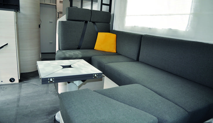 The 660 Exclusive Line from Chausson comes with a U-shaped lounge facing a large window on the offside