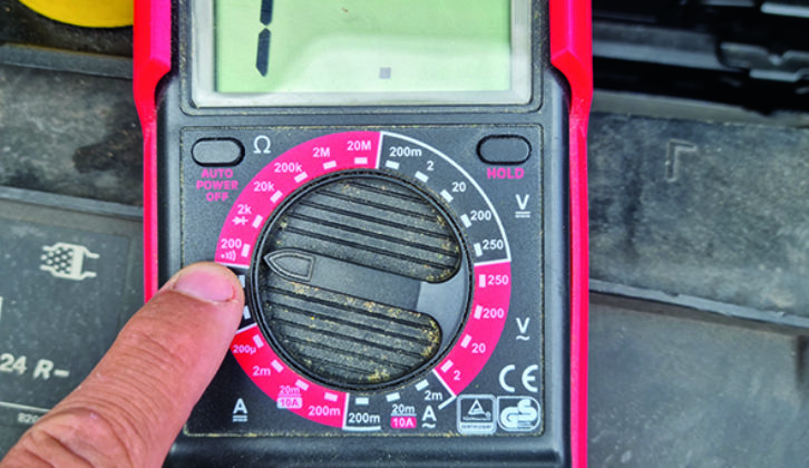 Multimeters cost under a tenner and can measure lots of things - this dial is set to measure continuity and will beep if the tested wire is unbroken