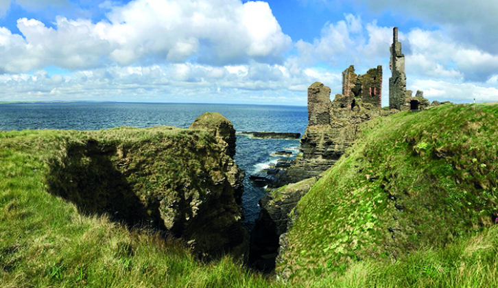 Castle Sinclair Girnigoe is one of the oldest fortifications in Scotland