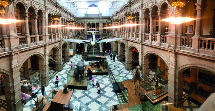 The dazzling and eclectic displays at the Kelvingrove Art Gallery and Museum, Glasgow