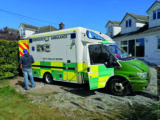Michael bought the ambulance to use for parts, but then the couple decided to convert it to a campervan for their own use