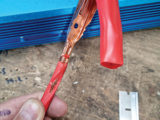 Cutting open the cheap cables revealed small strands of copper