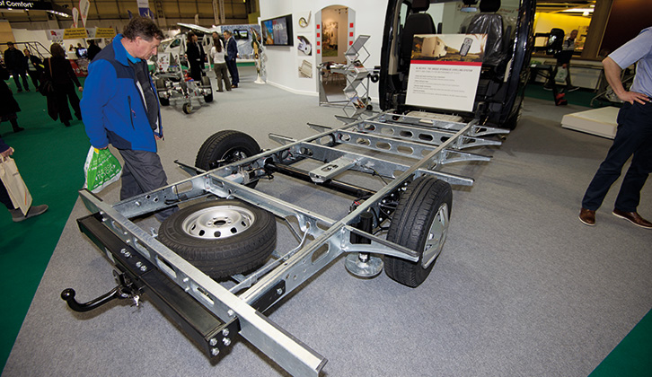 An Al-Ko chassis-equipped Peugeot Boxer