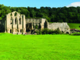 Splendid Rievaulx Abbey, near the town of Helmsley, is imposing even in its ruined state