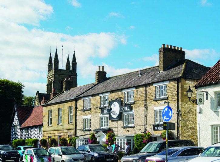 Helmsley is a very pretty town, with a busy market square