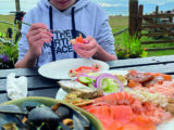 Ben tries new dishes at Skipness Seafood Cabin