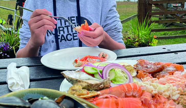 Ben tries new dishes at Skipness Seafood Cabin