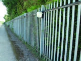 Palisade fencing provides a highly secure perimeter