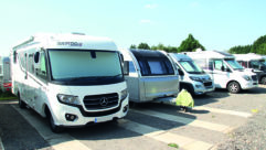 Here, hardstanding spaces have been created for extra-wide vehicles