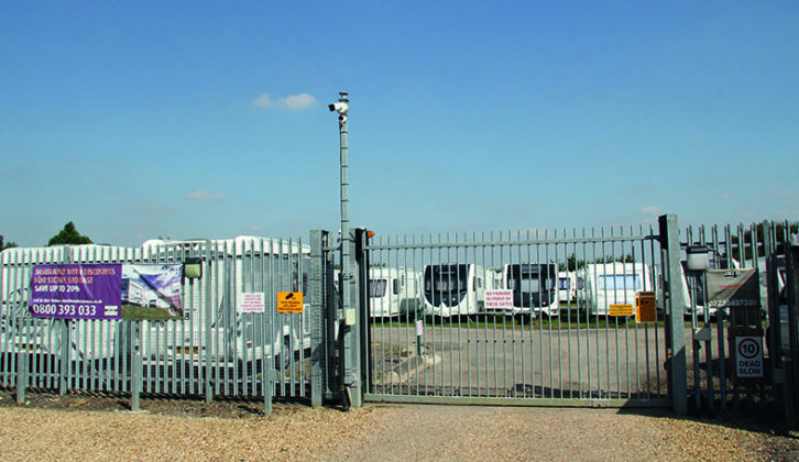 The inner electric gate is monitored by CCTV cameras and sensors