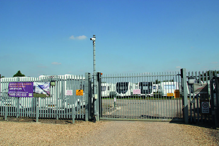 The inner electric gate is monitored by CCTV cameras and sensors
