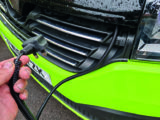 If using a charger under the bonnet to charge the vehicle battery, make sure the leads are protected by conduit and not trapped or pinched by the bonnet
