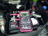 To check if your vehicle battery is charged by the 'van charger, attach a multimeter to the terminals. If voltage doesn't increase when the vehicle is plugged into the mains, the charger doesn't power the vehicle battery