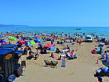 Saundersfoot's sandy beach