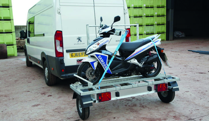 CMF Trailers' scooter rack is one way around tight payloads