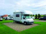 Pitched up at Sandfield House, about three miles outside Whitby
