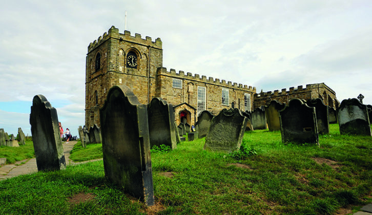 Weatherbeaten gravestones at St Mary's Church were an inspiration to Bram Stoker when he visited in 1890