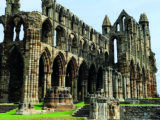 Whitby Abbey was founded in 657 and has a long history of folklore and legend