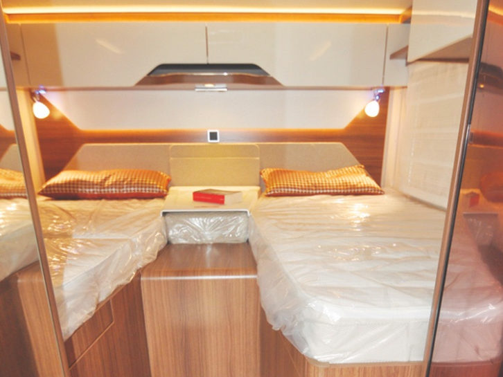 The beds in the Hymer B-Class M CT 600
