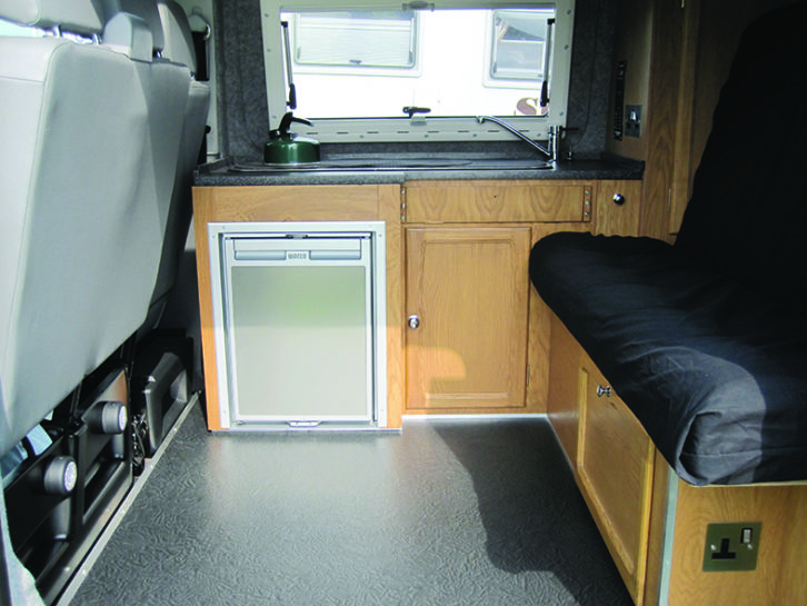 Compressor fridges are similar to the domestic units in the home and tend to be more common in van conversions