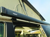 Thule pull-out awning is fitted with an integrated awning light