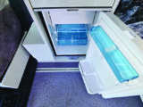 You get a 45-litre Dometic compressor fridge in the kitchen