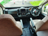 Standard Fiat Ducato cab, with double armrests on seats