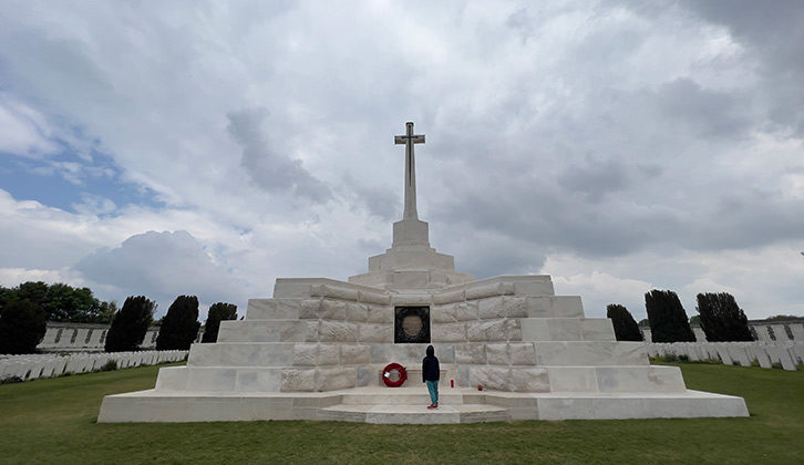 A war memorial