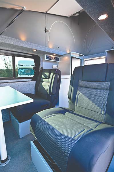 The two belted seats in the Kampa LE