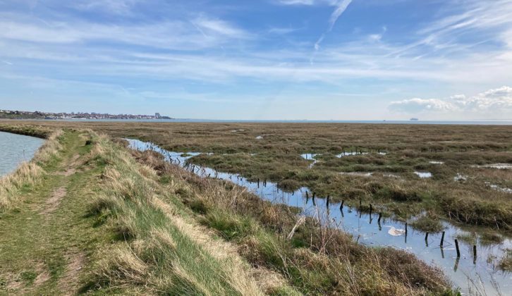 The new England Coast Path in Essex offers plenty of beautiful views