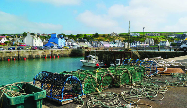 Portpatrick's traditional harbour