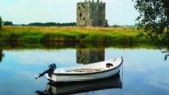 You can summon the boat to cross the Dee and visit Threave Castle