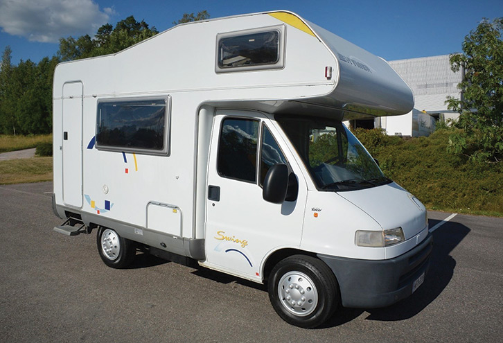 A LHD Hymercamp-Swing 494 from late 1990s