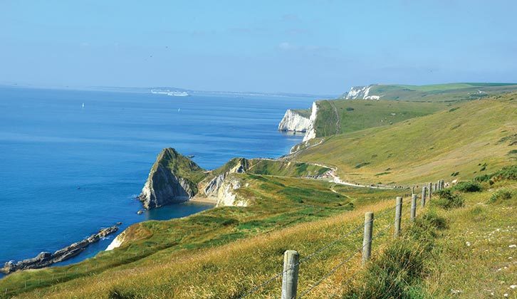 A view of the Jurassic Coast