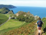 The descent to the Valley of Rocks