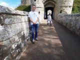 Peter at historic Carisbrooke Castle