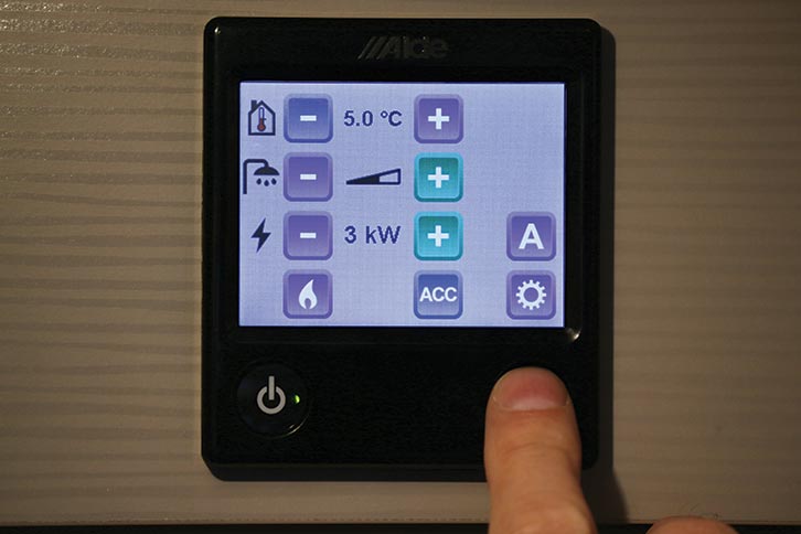 Then press the menu button