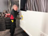 Mark gets to work on a 'van