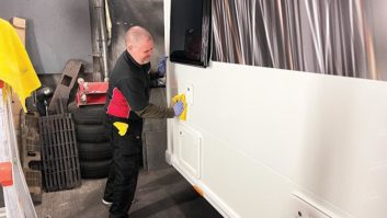 Mark gets to work on a 'van