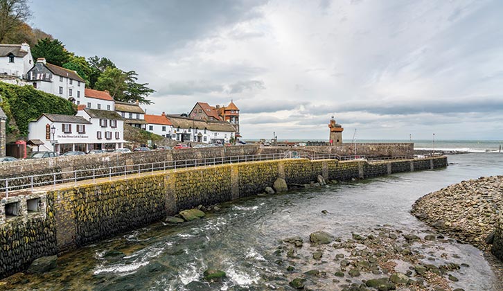 The coast at Lynmouth