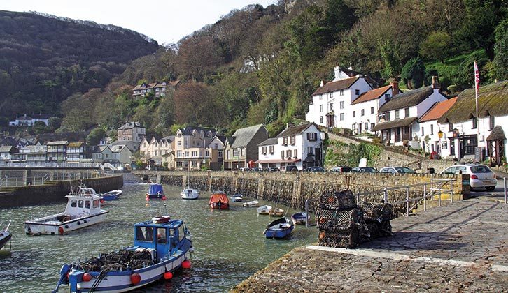 The seaside village of Lynmouth