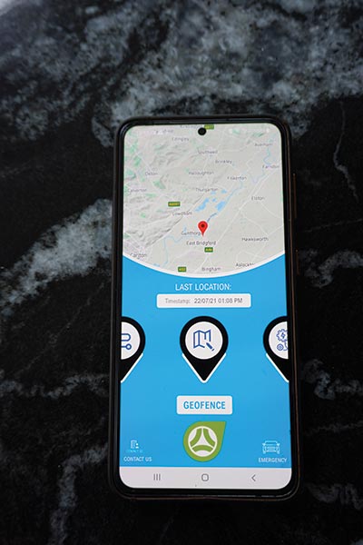 A useful tracker feature is the geofence